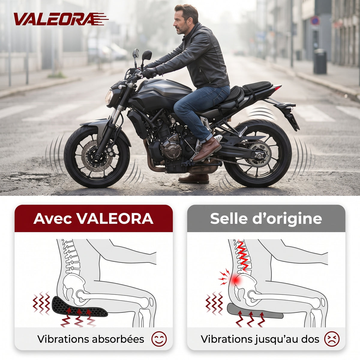 VALEORA Coussin Conducteur 100%Gel