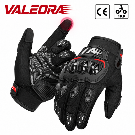 Gants de moto tactiques tactiles avec protection des articulations CE
