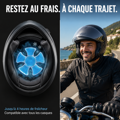Coussin de Refroidissement en Gel pour Casque Moto