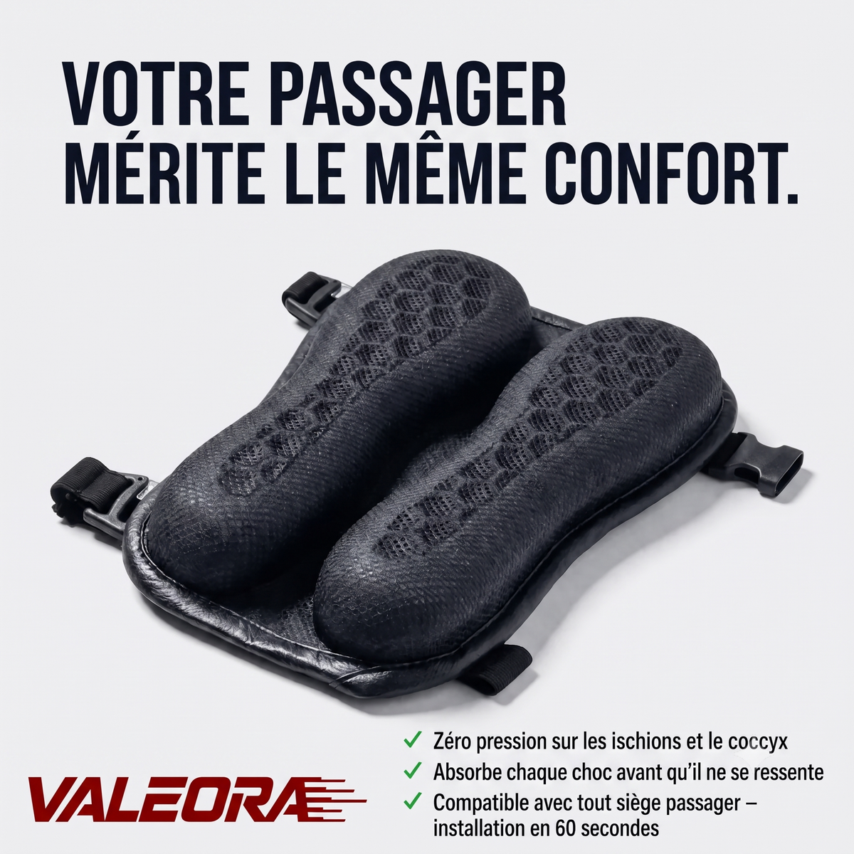 Coussin Passager 100% Gel