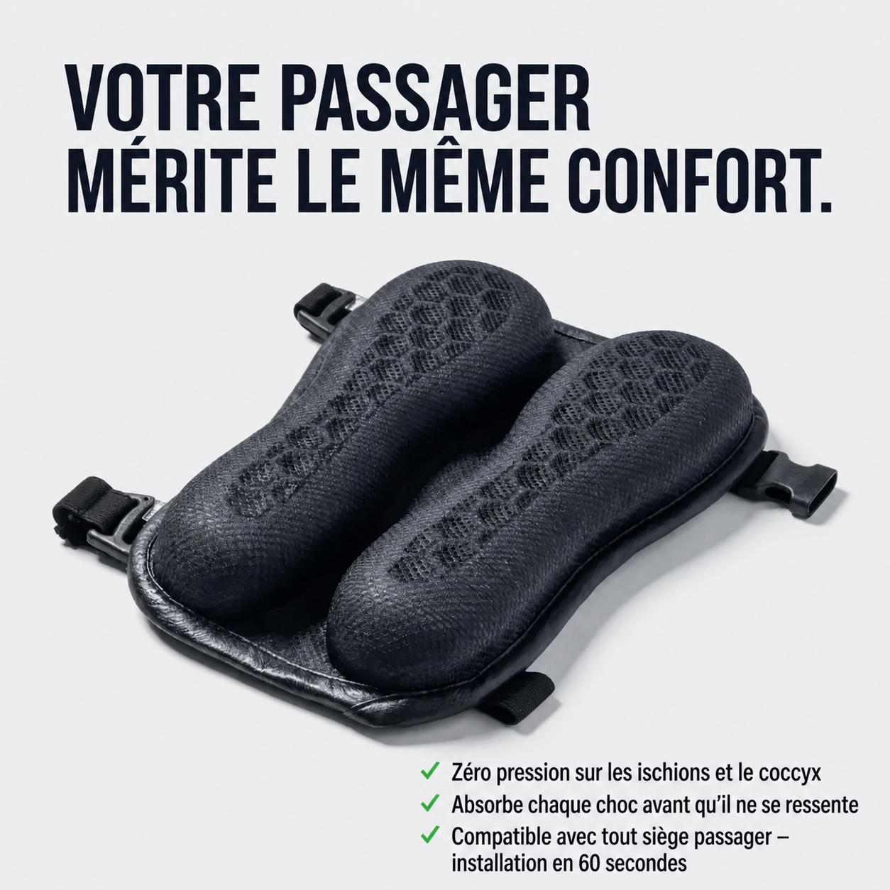 Coussin Passager 100% Gel